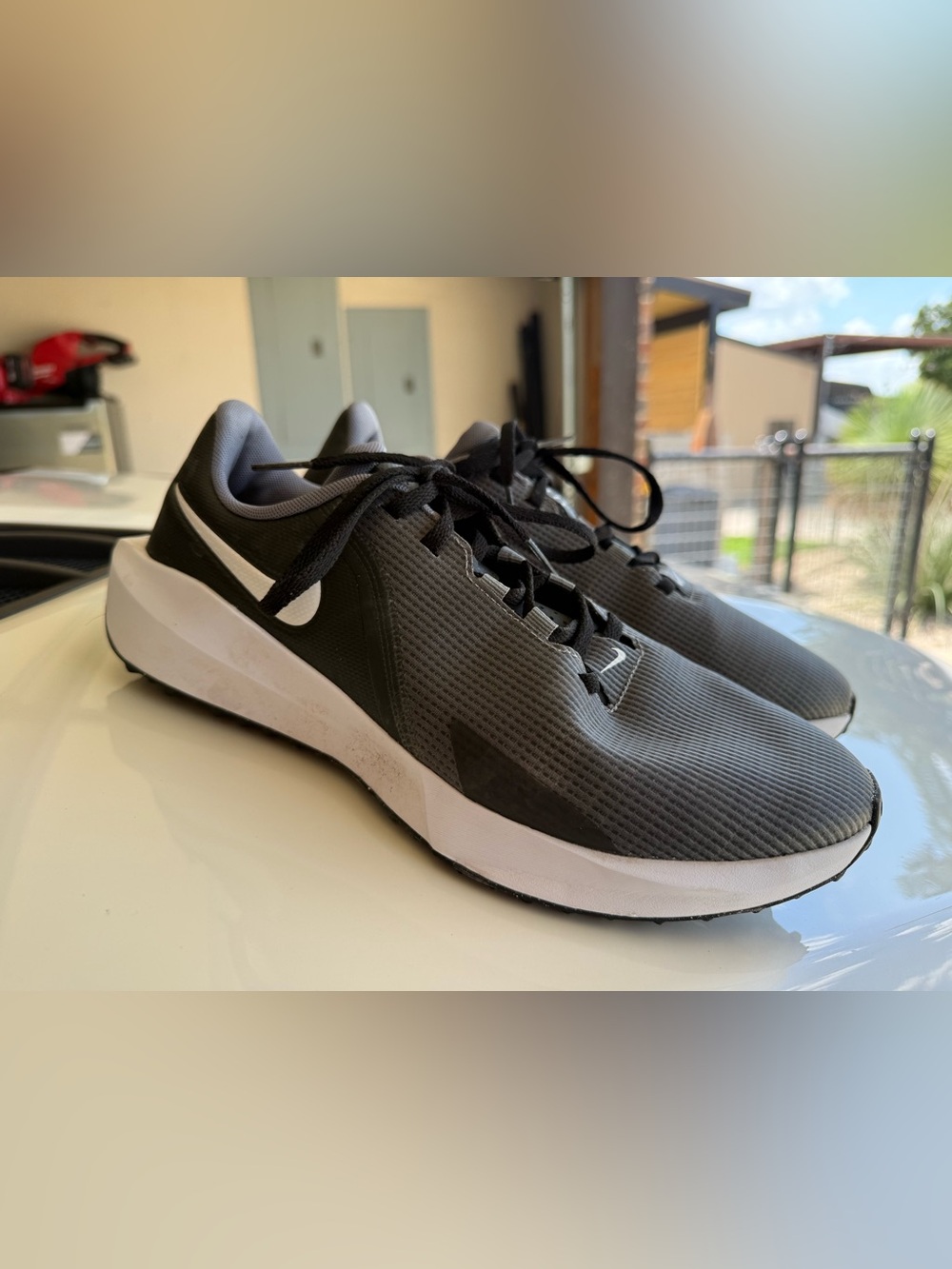 Nike Infinity G Golf Shoes Black White Men’s Size 9.5 FN0555-001
